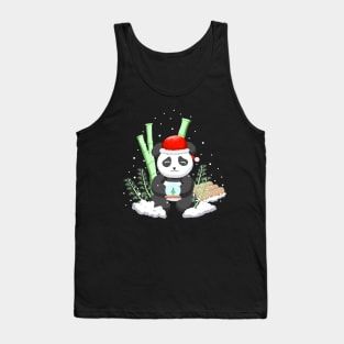 The Christmas Panda Tank Top